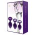 Rianne - Ensemble de 3 plugs anaux en silicone (violet)