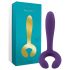 Rianne Duo - vibromasseur couple étanche rechargeable (violet)