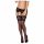 Obsessive 810-STO-1 - bas en dentelle large - noir