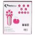 FEELZTOYS Clitella - vibromasseur oral rotatif rechargeable (rose)