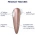 Satisfyer 1 Number One - stimulateur clitoridien à ondes de pression étanche (marron)