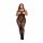 Baci Plus Size - bodystocking à motifs avec cuisses en résille - noir (XL-XXL)