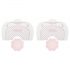 Bye Bra F-H - rehausse-seins invisibles - rose (3 paires)