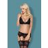 Obsessive 810-SEG-1 - ensemble lingerie dentelle (noir) - L/XL