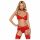 Obsessive Heartina - ensemble de lingerie (rouge) - L/XL