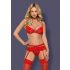 Obsessive Heartina - ensemble de lingerie (rouge) - L/XL