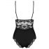 Obsessive 810-TED-1 - body en dentelle orné, extensible (noir)