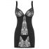 Heartina Obsessive - nuisette avec string (noir) - L/XL