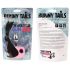 FEELZTOYS Bunny Tails - plug anal en métal avec queue de lapin (argent-rose)