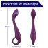 Aixiasia Lotty - Vibromasseur rechargeable et étanche pour point G (violet)